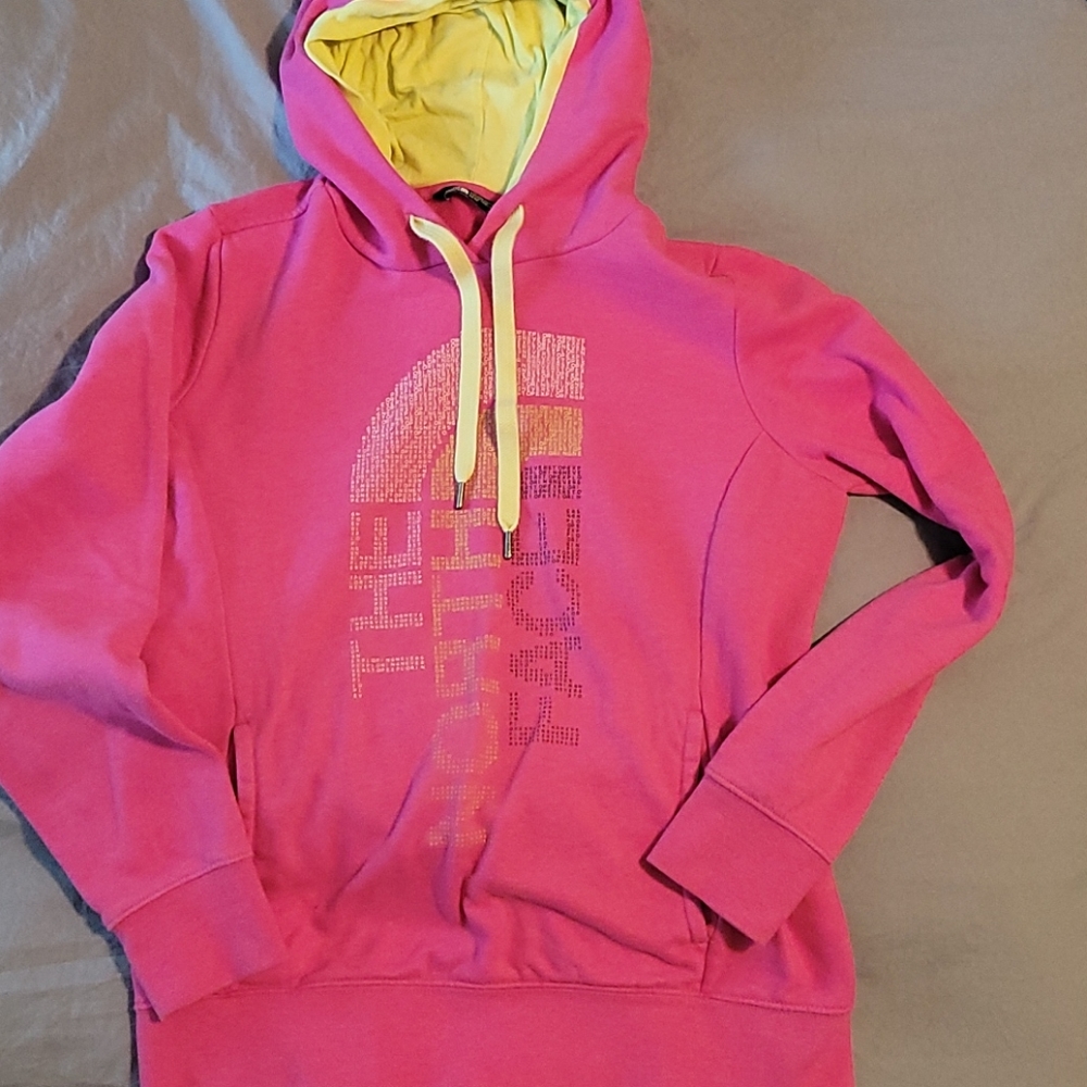The North Face pink sweatshirt. Size M